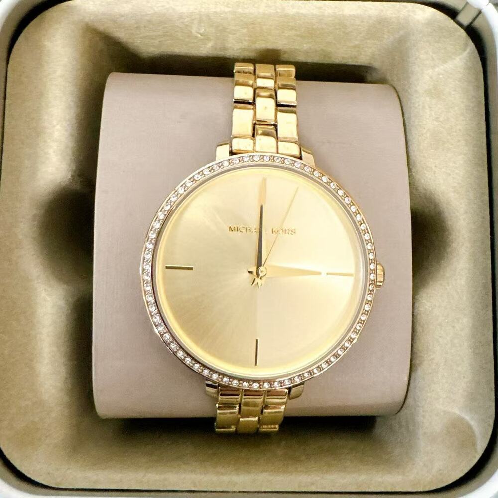 Michael Kors MK4399 Charley Three-Hand Gold-Tone Alloy Watch